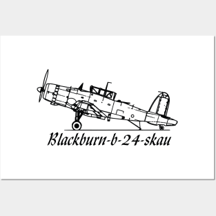 Blackburn b 24 skau Aircraft Posters and Art